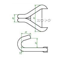 イリイ ラッシングベルト(フック式) 7m 5000kg TR-027RB