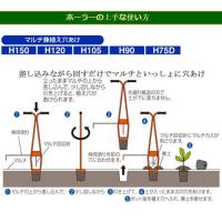 サンエー 植穴あけ器 ホーラー H75D