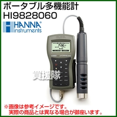 ハンナ ポータブル多機能計 HI9828060-01 (GPS機能装備) 60mケーブル付