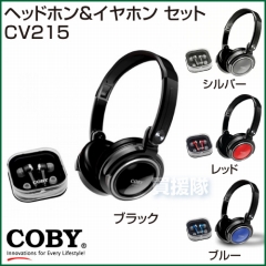 COBY ヘッドホン＆イヤホン CV215