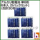 ヒラキ アルカリ乾電池 単6形 6本入 [5パックセット] (合計30本)