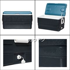 igloo(イグルー) クーラーボックス マックスコールド 70 [MAXCOLD 70 JET CARBON/ICE BLUE/WHITE] 00049494