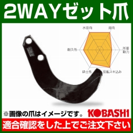 コバシ 2WAYゼット爪 (内張) セット ER2611Z フランジタイプ 6793S [44本]
