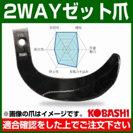 コバシ 2WAYゼット爪 (内張) セット FT2511Z/HS2596Z ホルダータイプ 7487S [48本]