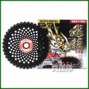 三陽金属 草刈機用チップソー 龍シリーズ 飛龍 [ブラック][外径230mm×刃数36P] 0023