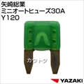 矢崎総業 ミニオートヒューズ30A Y120